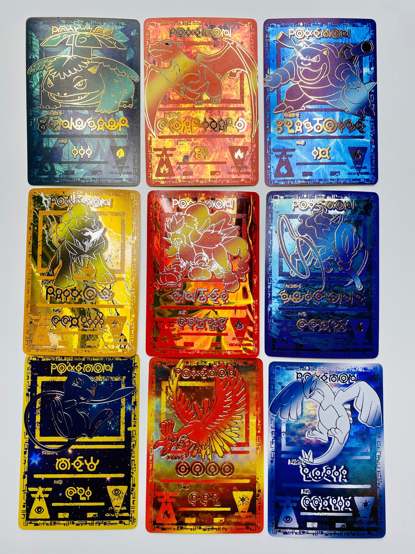 ANCIENT Pokémon Custom Holo Proxy Card Collection Charizard | Etsy