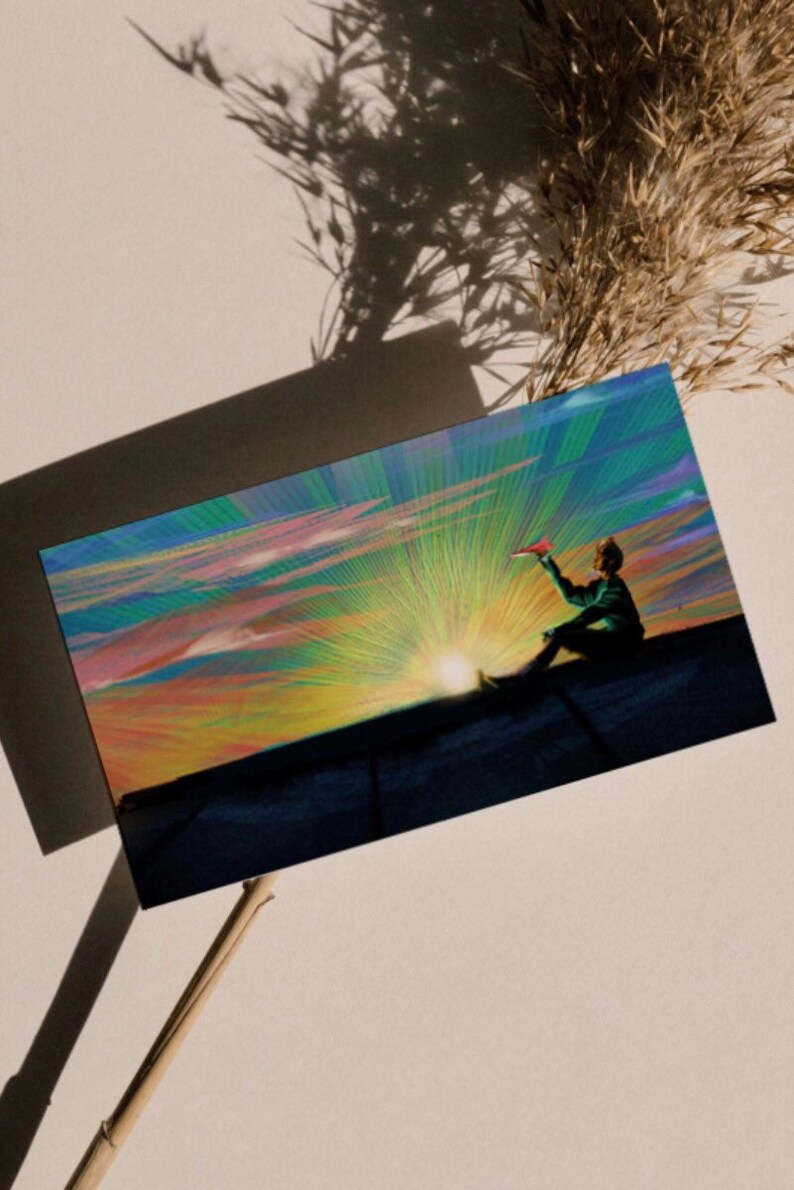 Pearlescent Art Print Room Decor BTS Hopeworld-Jhope
