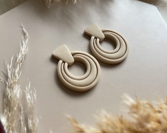 TAYLOR | Handmade Polymer Clay Earrings - Boho Jewellery - Dangle Earrings - Handmade Earrings - Gifts for Women - Minimalist