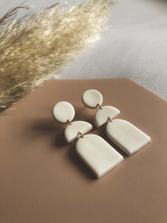 Polymer clay on sale dangle earrings