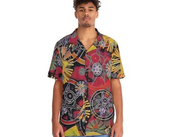Crowley Rainbow Men's Hawaiian Shirt