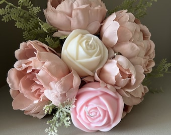 Rose Flower Candle 6cm Scented Soy Candle