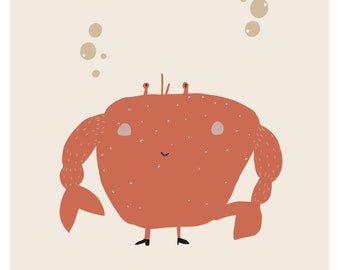 Poster - Mrs. Crab