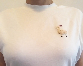 Embroidery T-Shirt PDF-Instruction Llama "Mathilda"