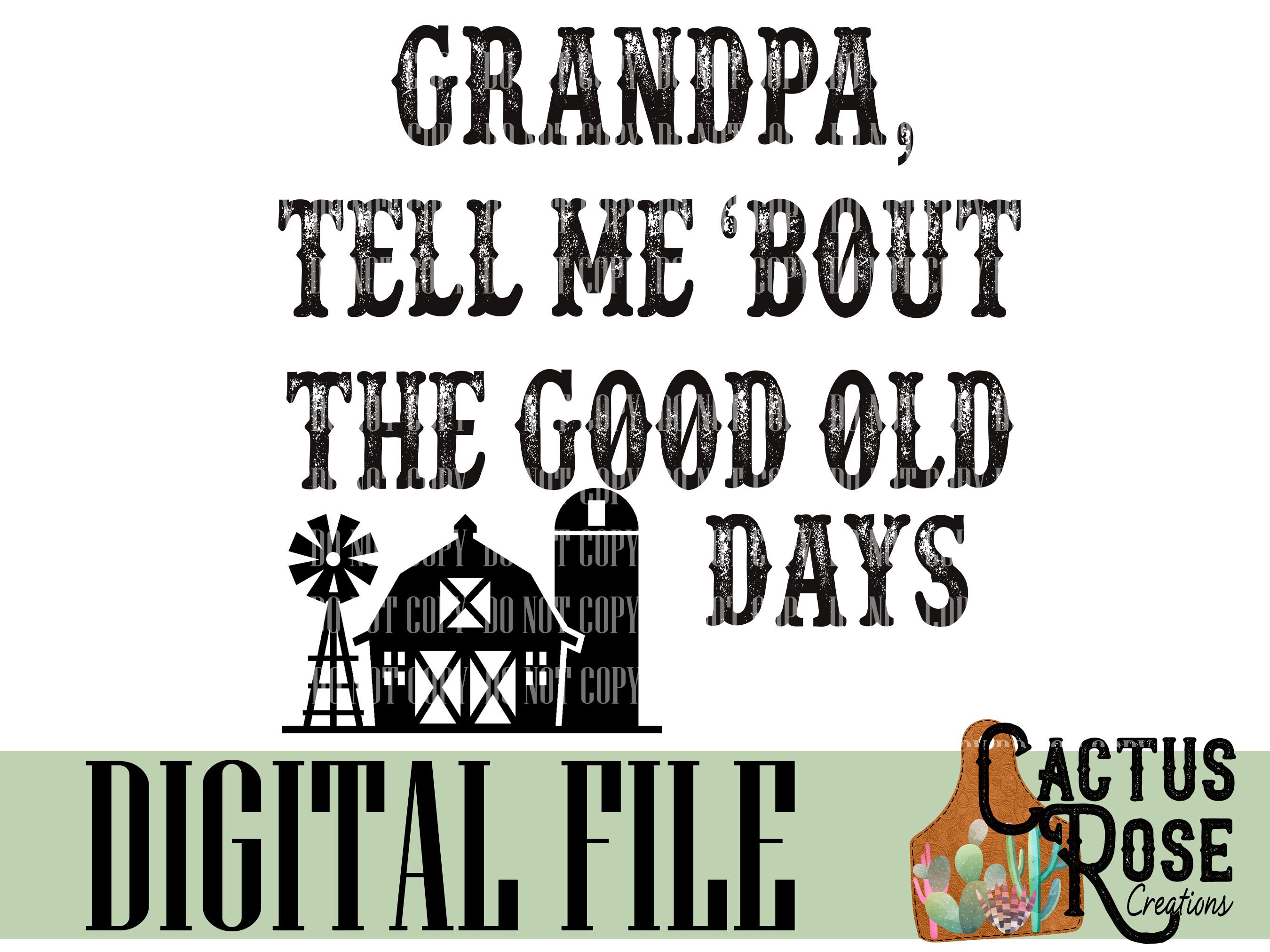Grandpa tell me about the good old days png digital design etsy