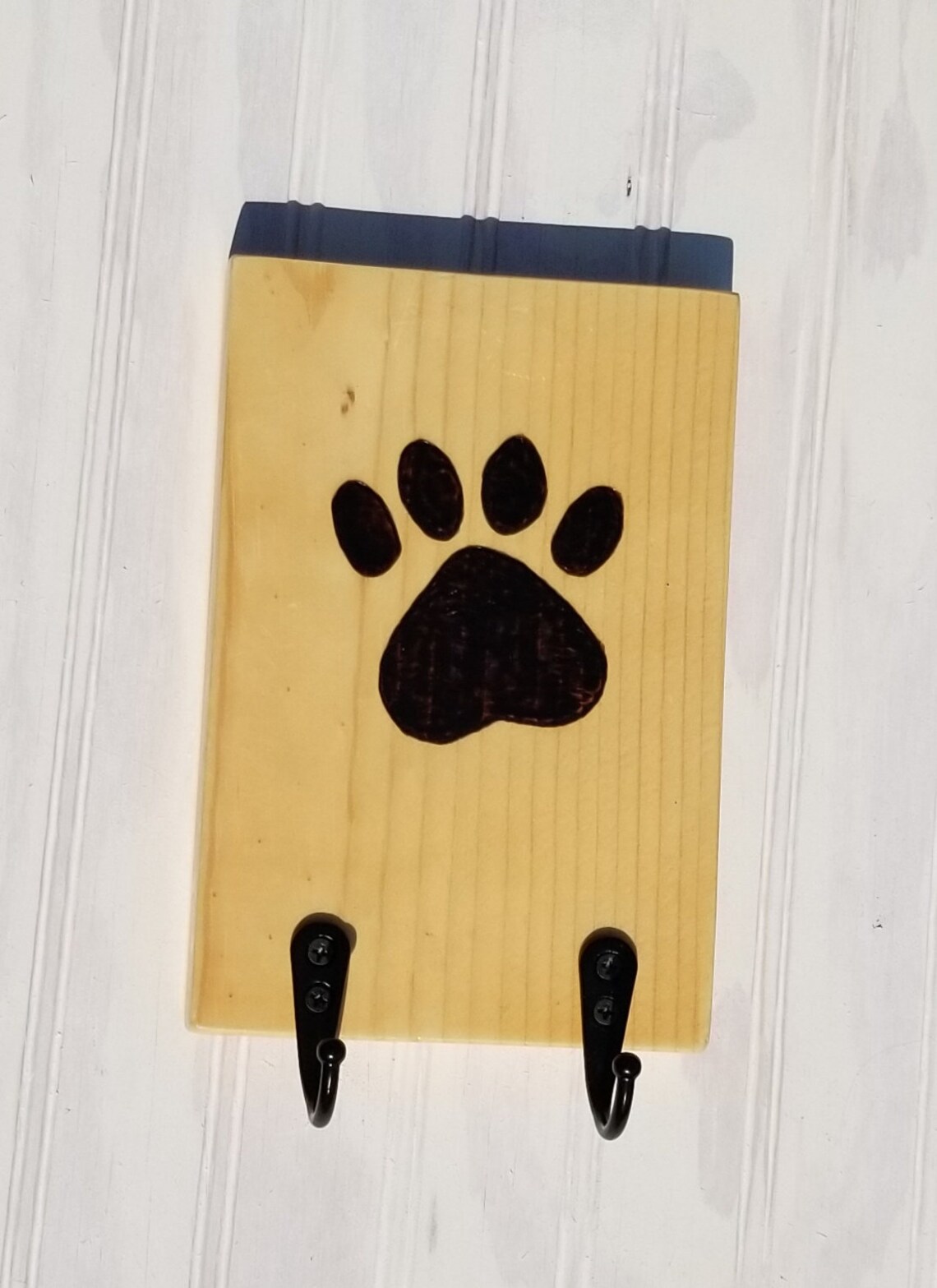 Paw Print Leash Holder Leash Holder Dog Accessories For The Etsy