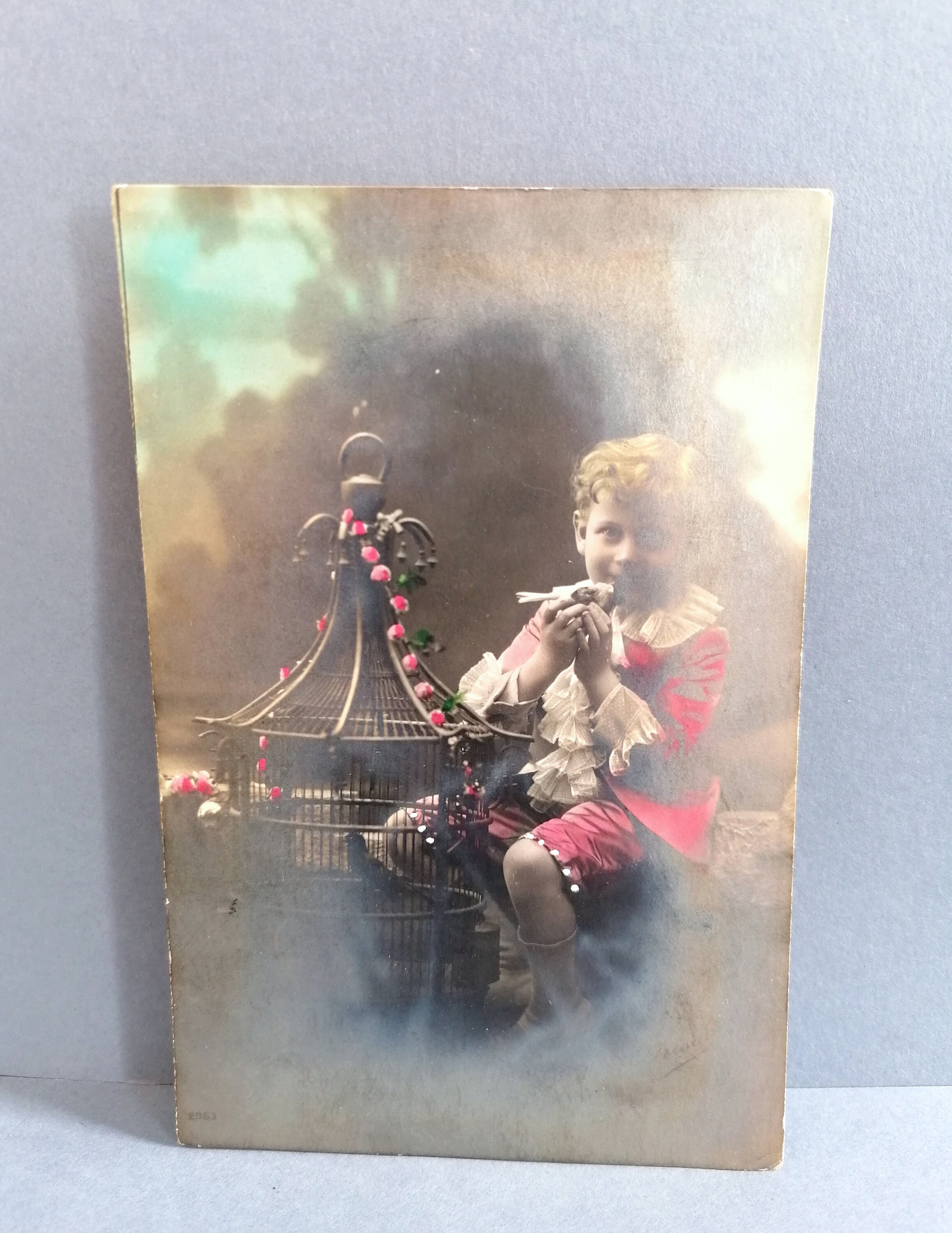 Vintage Hand Painted Postcards, Antique Illustration, Retro Children ...