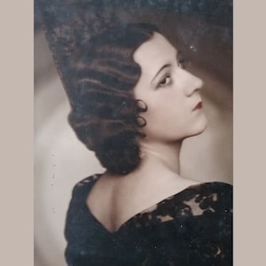 Antique portrait photography, vintage black and white photos