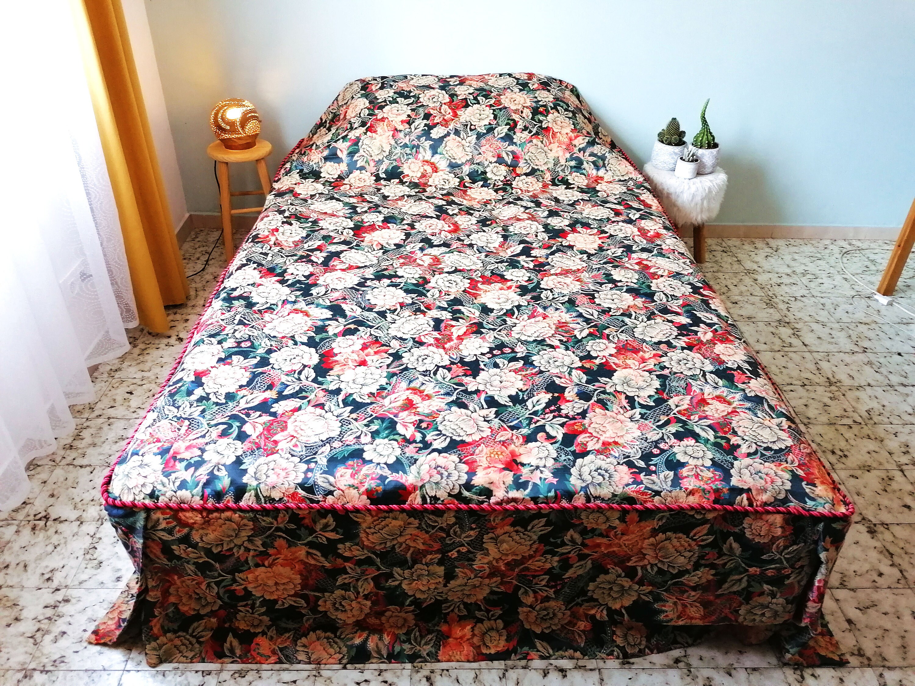 Handmade vintage bedspread hadmade antique bed cover vintage Etsy