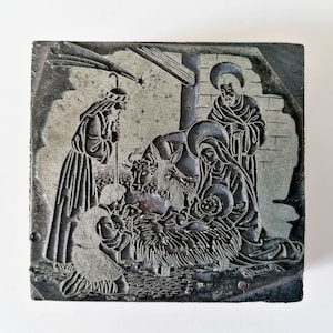 vintage Christmas printing stamps/ Christmas scrapbooking stamps/ 3 wise men stamps/ the Nativity scene stamp/Christmas wrapping paper decor