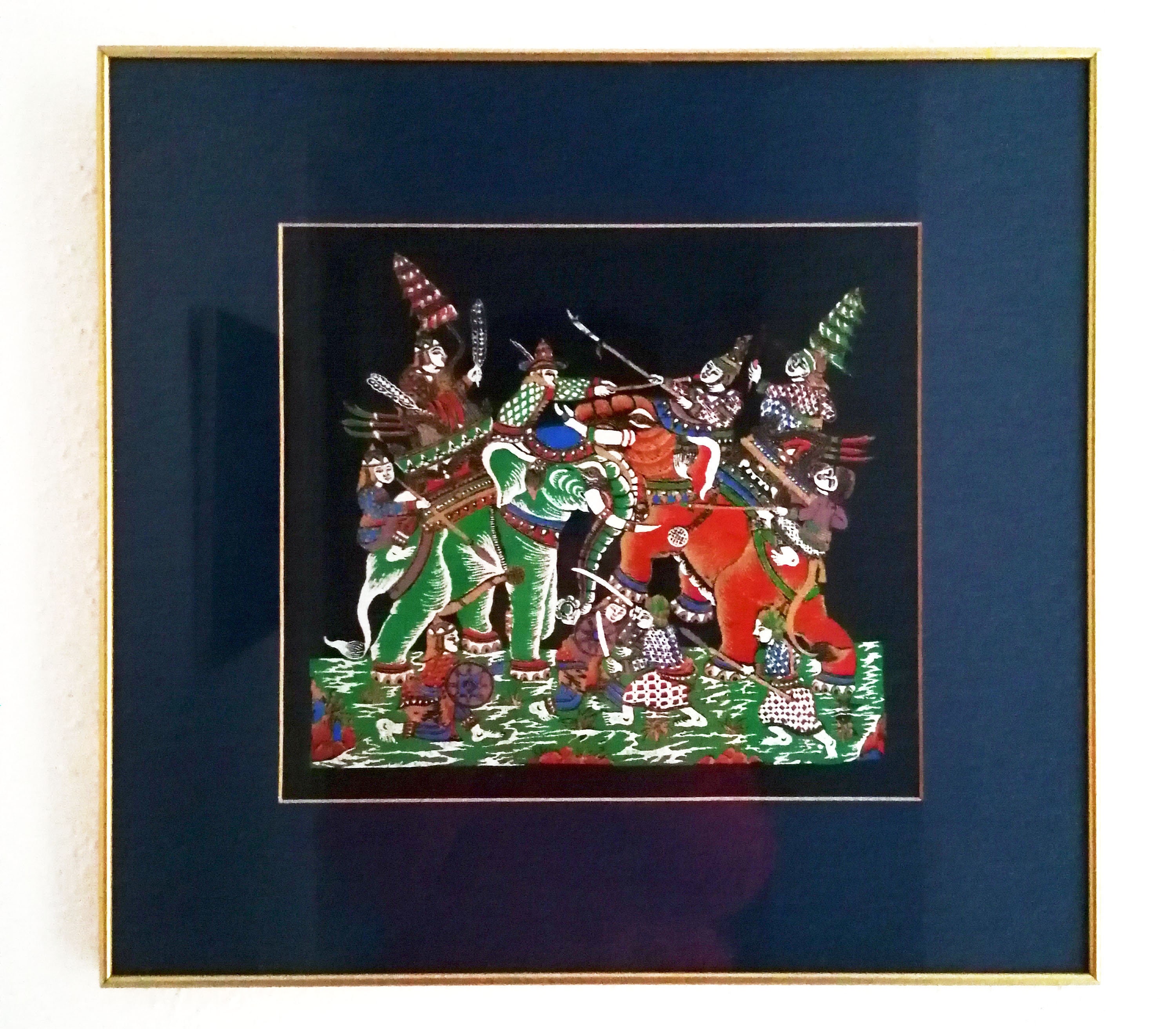 Hindu Gods Wall Art Asian Fabric Print Wall Art Indian Hindu Etsy