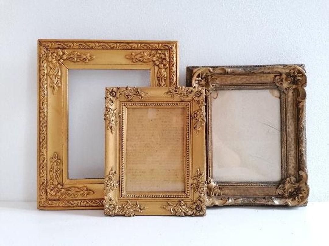 Baroque Style Picture Frames Set Victorian Photo Frames Etsy