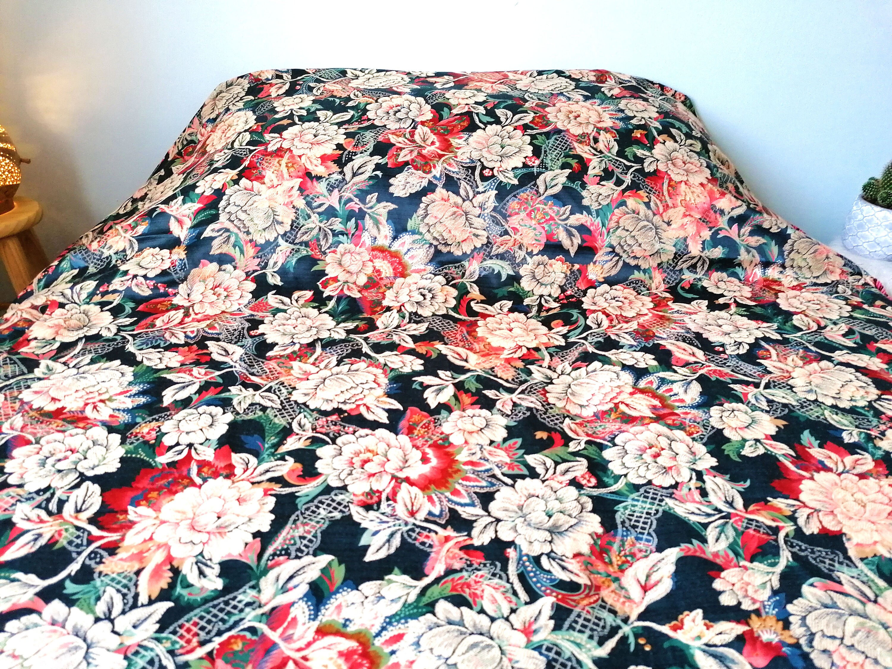 Handmade vintage bedspread hadmade antique bed cover vintage Etsy