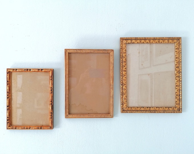 Victorian Frames, Gallery Wall Set, Vintage Picture Frames Set, Hand