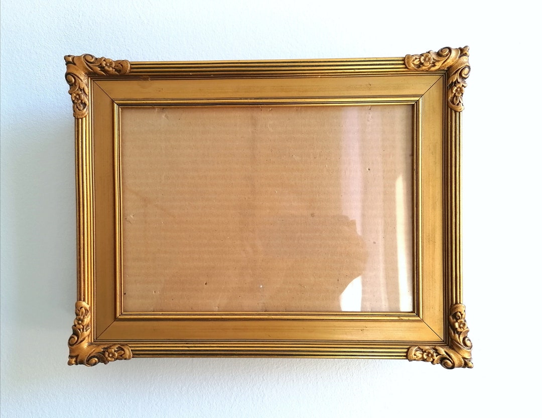 Antique Gilded Picture Frame Vintage Ornate Photo Frame Etsy