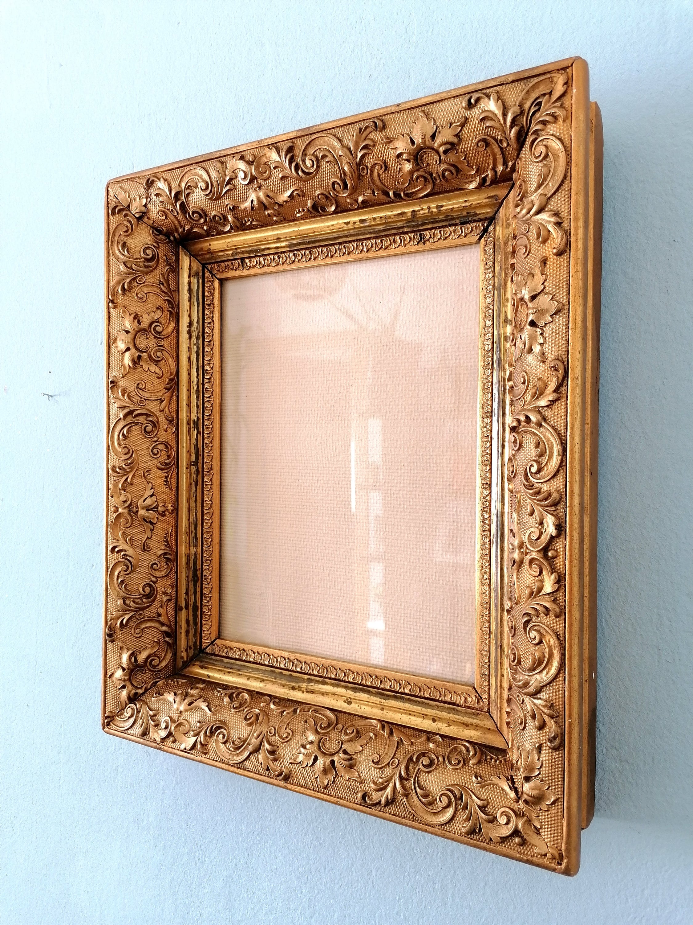 Antique Wooden Picture Frame Vintage Gilded Photo Frame Etsy
