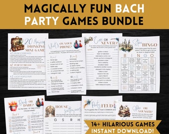 WIZARD BACHELORETTE PARTY Games Bundle | Printable Party Games, Wizard Party Game for Adults, Drink If Magic Wizard Bach Party, Hen Party