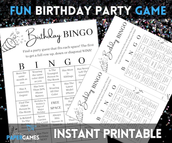 Adult Birthday Games for Her || Printable Adult Games || Birthday Party  Game || Games for Adults || Her Birthday Game || Girls Night In Game