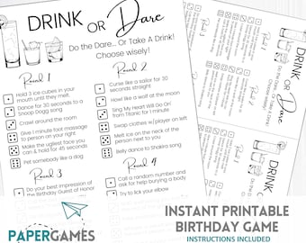 Funny Mad Libs Birthday Game Printable Party Game Adult - Etsy