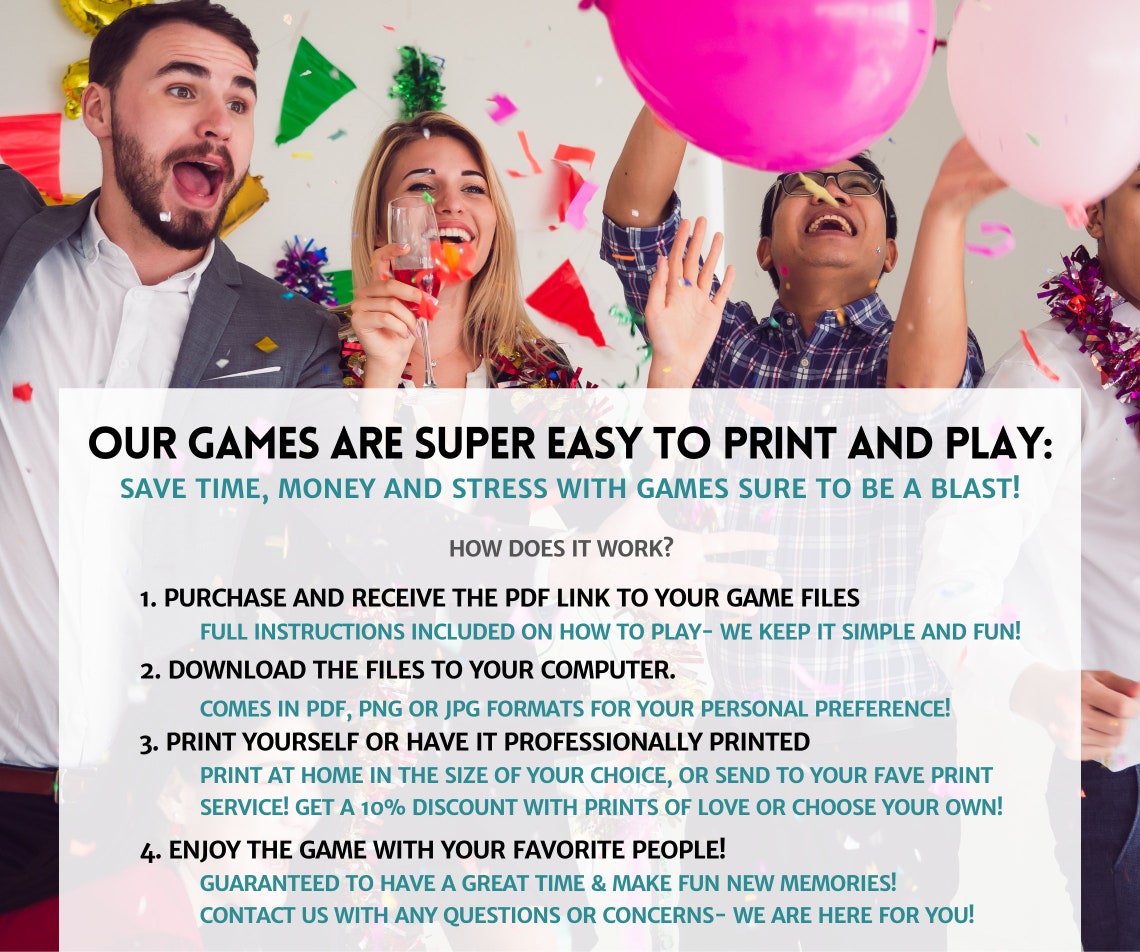 Hilarious Mad Libs Birthday Game Printable Party Game, Adult Games