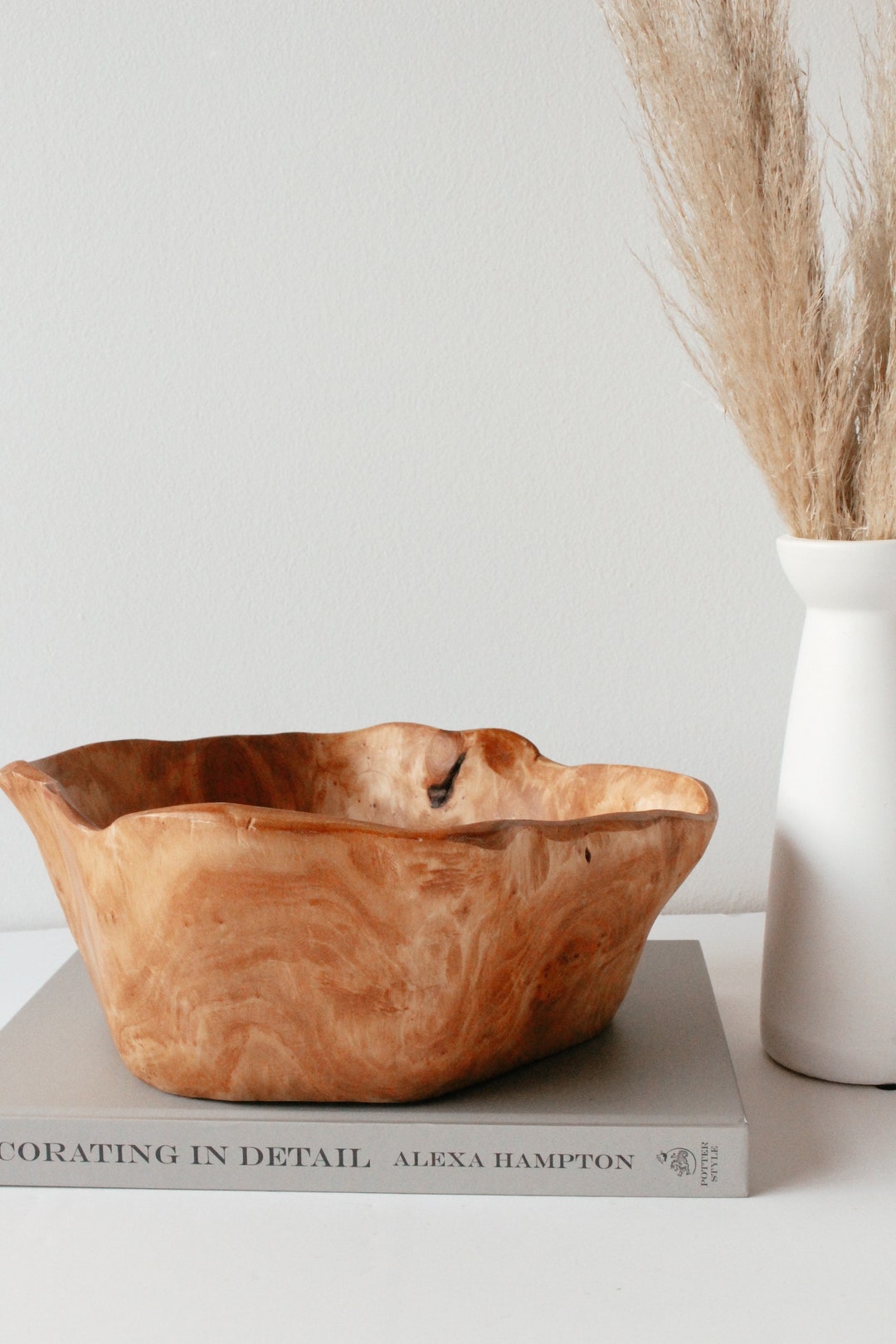 Cedar Bowls Decorative Wood Bowls Kitchen Bowls Large Etsy