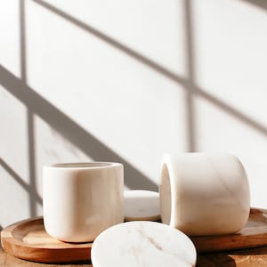 Marble Canister With Lid | Bathroom Decor | Marble Jar | Marble Decor ...