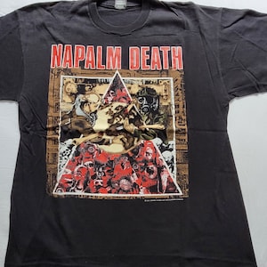 Napalm Death - Campaign For Musical Destruction Tour Shirt + Original European Tour Posters 1992