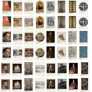 Juego de cartas de emparejamiento Great Artists Go Fish