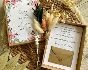 Personalized wedding cash gift | unique wedding gift for the bride and groom | wedding gift box | wedding card