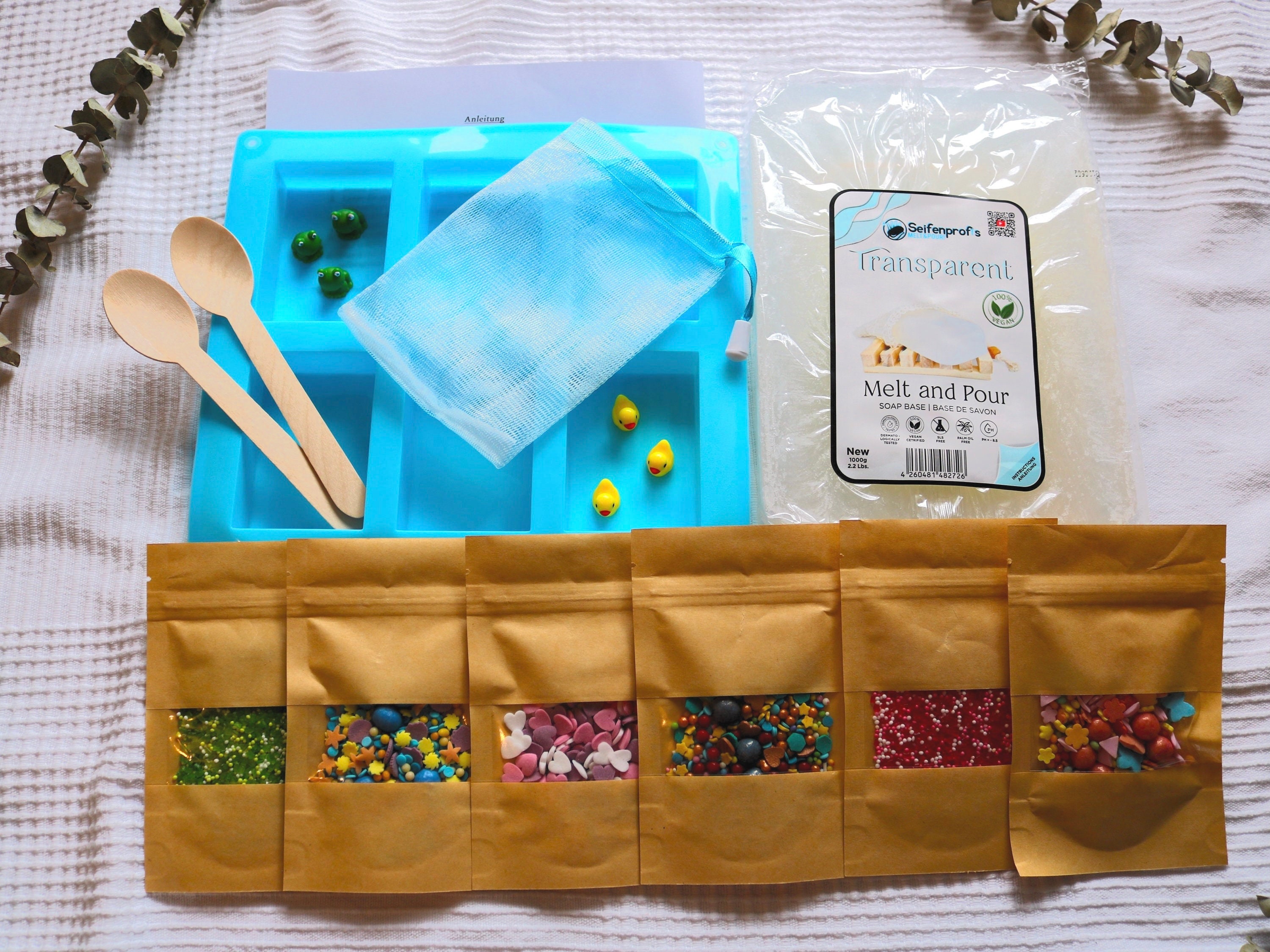 DIY Seifenherstellung Set ST-2 – Komplettes Starter Kit Für Natürliche, Selbstgemachte Seife