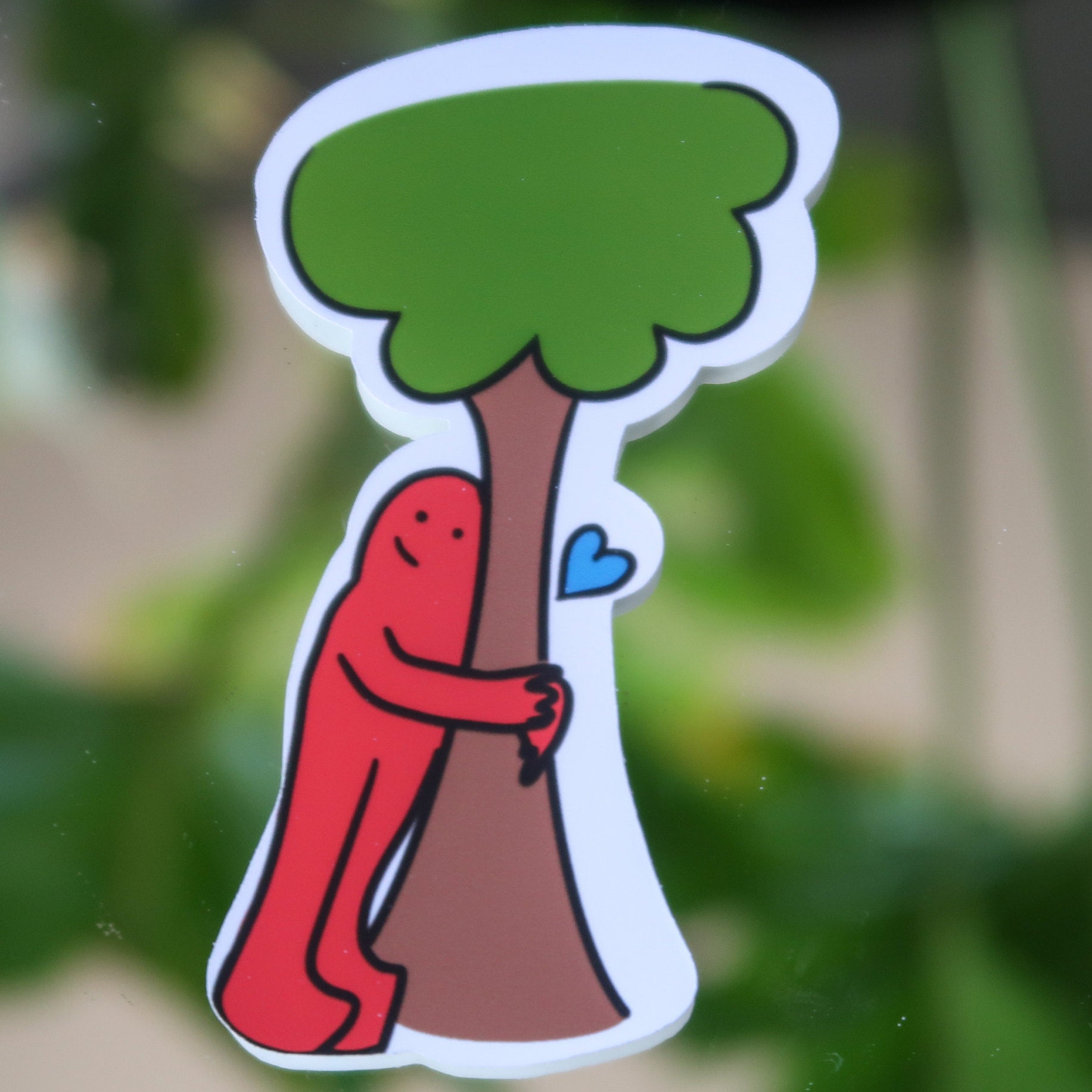 Tree Hugger Sticker Etsy