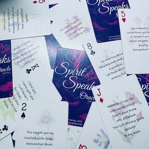 Deck Oracle Spirit Speaks 3 | Communiquez avec vos proches | Cartes Oracle Collection Heaven | Orientation spirituelle | Cadeau lecteur de tarot | Guérison