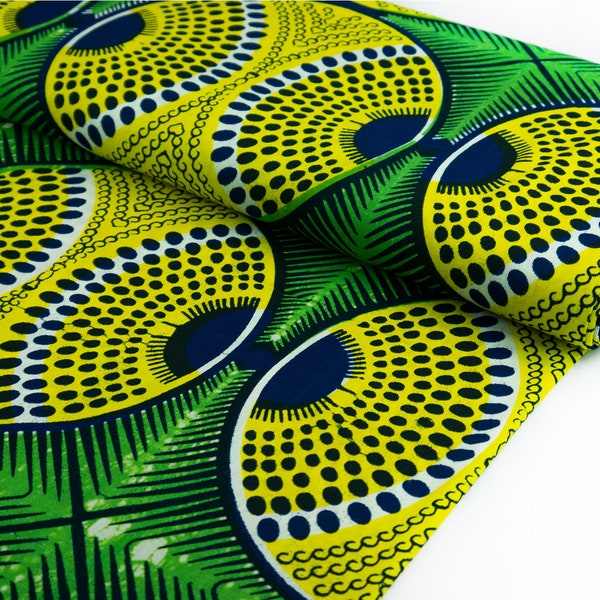 Afrikanischer Baumwollstoff ABC Wax - Split Records Brazil - Waxprint Stoff, Ankara Wax - ab 0,5 Meter