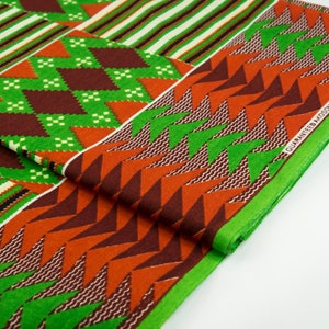 Cotton fabric - Kente - Lamina - traditional African fabric from Ghana, West Africa - Waxprint from Africa, Ankara Wax- from 0.5 m