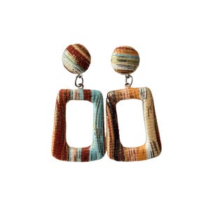 Lightweight Textile Earrings