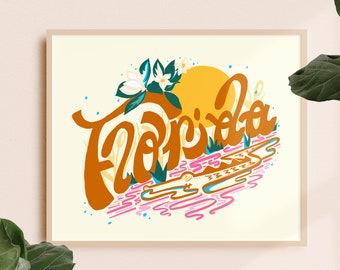 Florida Art Print