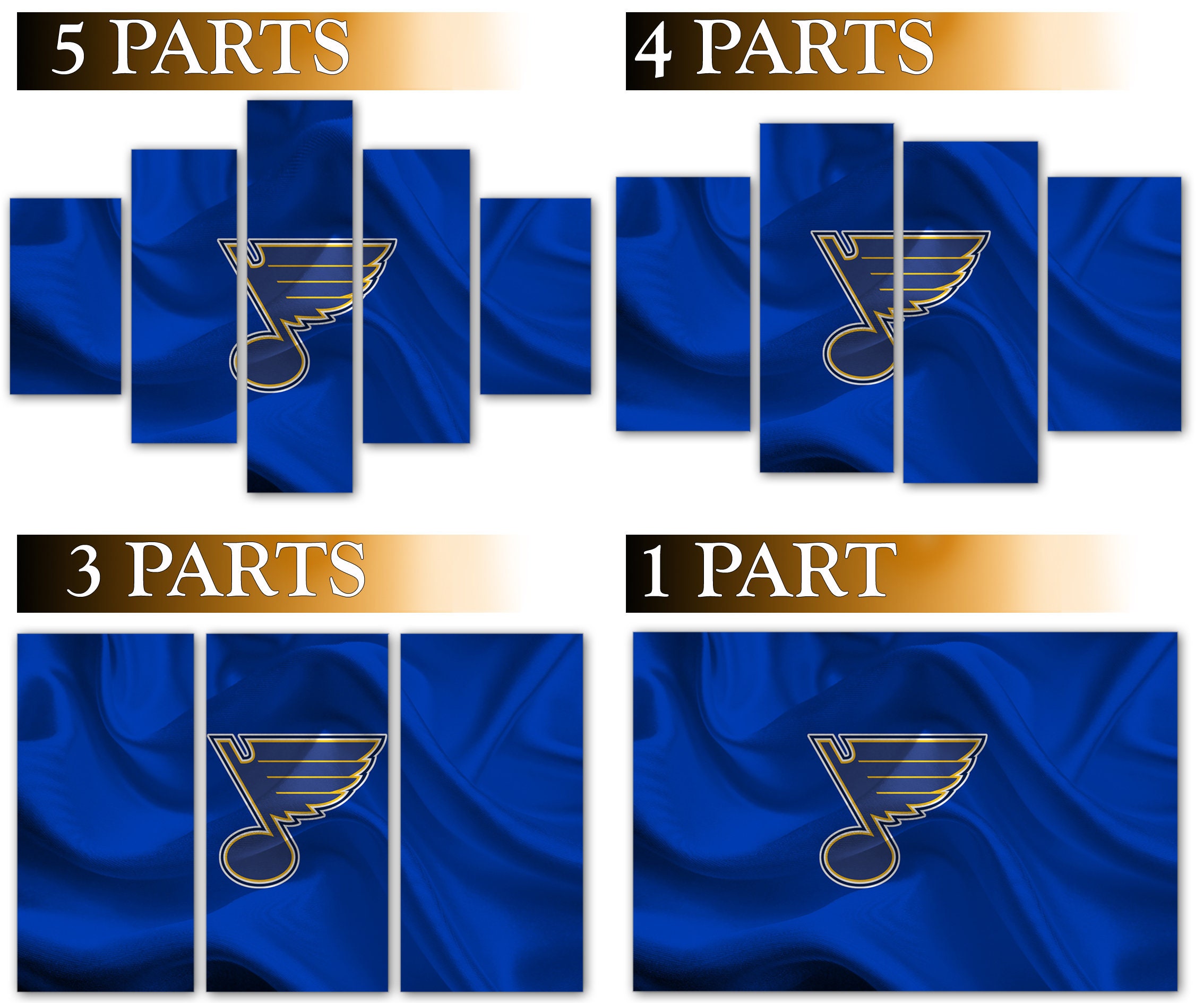St. Louis Blues Canvas Poster Large Canvas High Quality Wall Etsy