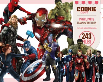ironman thor hulk etsy