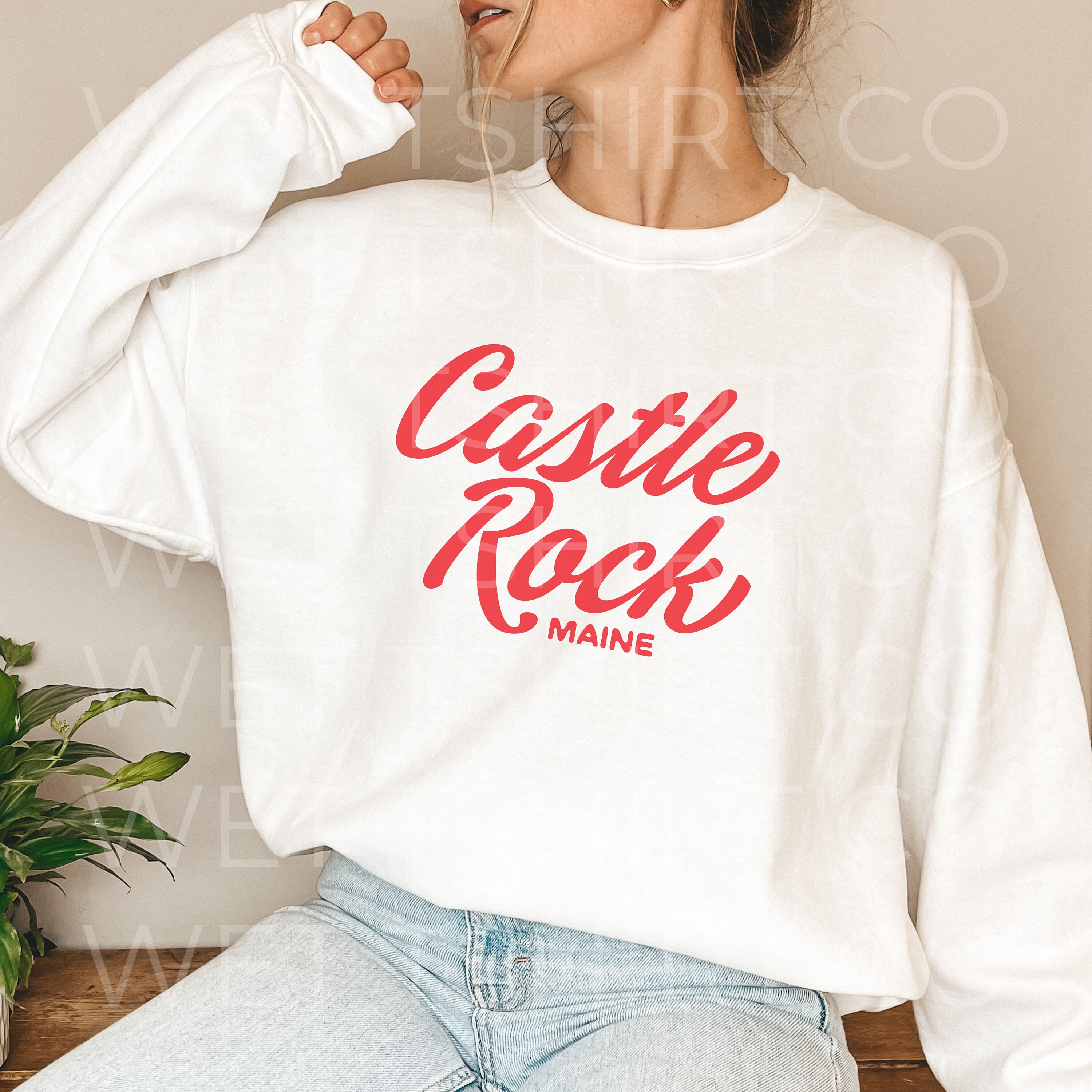 Castle Rock Vintage Retro Style Sweatshirt Stephen King Fall Autumn Falloween Gift Holiday Shirt Fashion Trend Funny Trending Soft Sweater Etsy Israel
