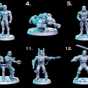 Those Wonderful 80's Volume II 32mm by RN Estudio 3d Miniature Tabletop/ RPG/ DnD /