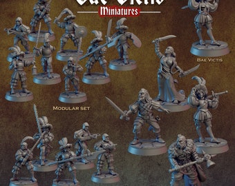 Greatswords & Feathers June 2023 set 28-32mm Vae Victis Miniatures 3d Miniature Tabletop/ RPG/ DnD