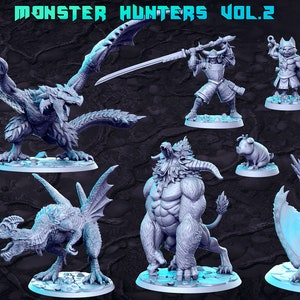 Monster Hunters Volume 2 RN EStudio 32mm 3d Miniatur Tabletop/ RPG/ DnD