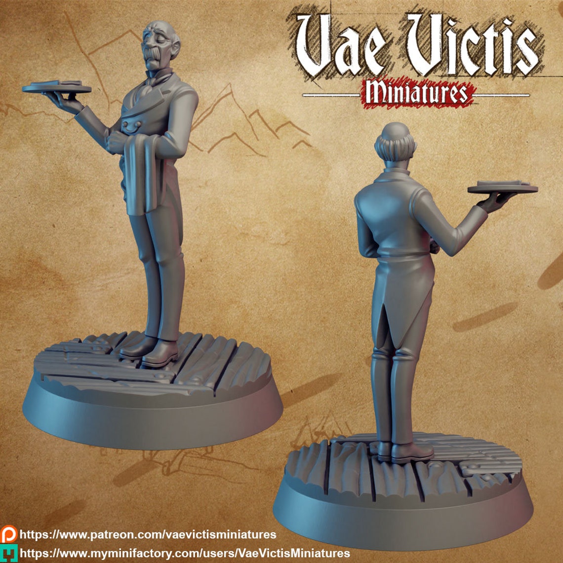Heavy Guard Patrol by Vae Victis 28-32mm 3d Miniature - Etsy