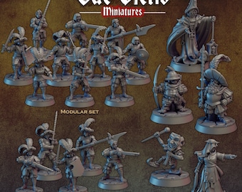 Greatswords & Feathers Vol.2 August 2023 set 28-32mm Vae Victis Miniatures 3d Miniature Tabletop/ RPG/ DnD