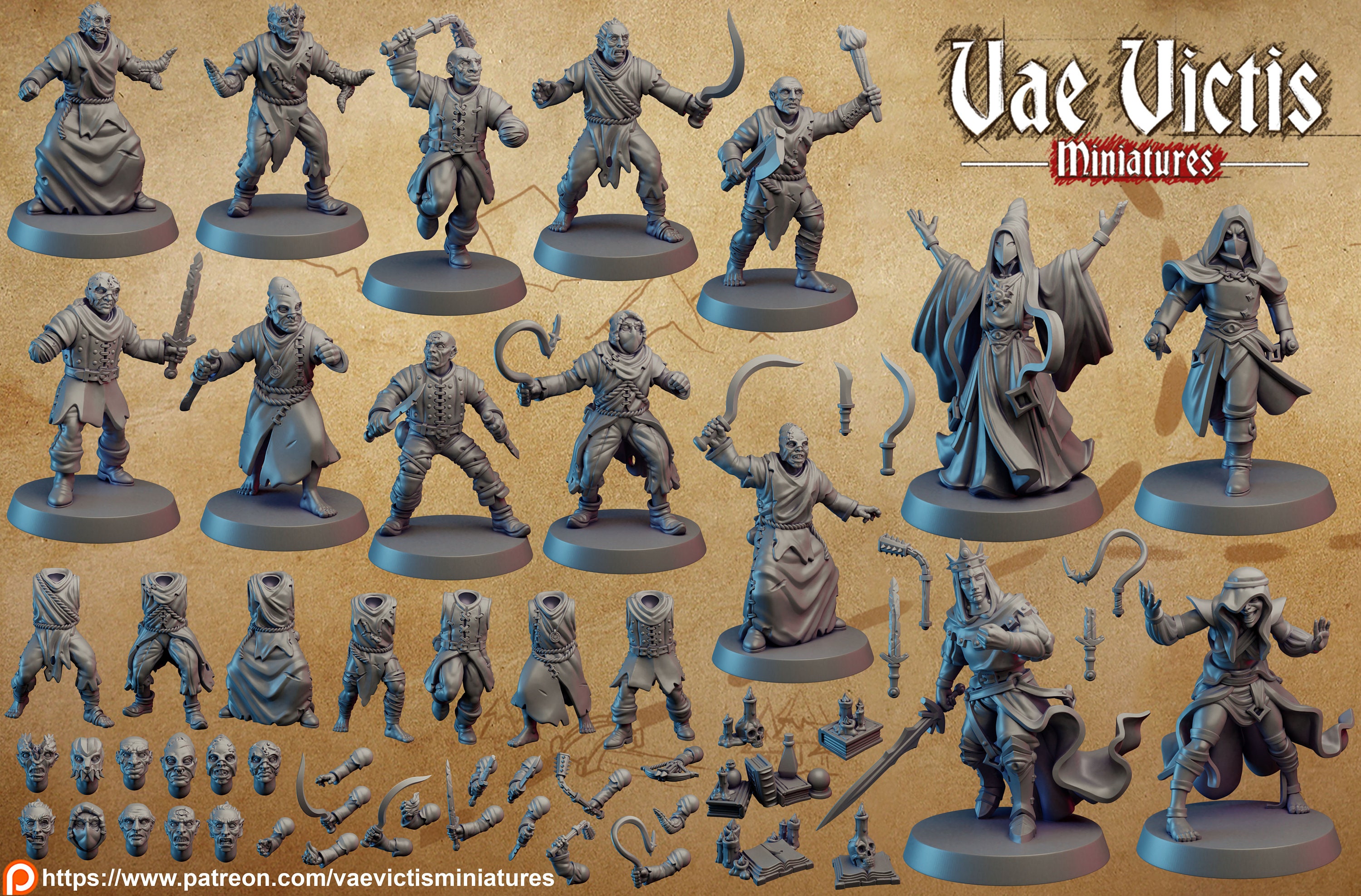 Zealots of the Undercity March 2022 Set 28-32mm Vae Victis