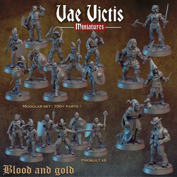 Figurine Decotoys Vae Victis – Métal – Édition Limitée 300 Exemplaires – Peinte à La Main