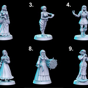 Details about   Townsfolke Personalities D&D NCPs 3D printed 