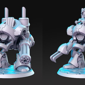 Techroids och andra krigsmaskiner 28/32 mm RNE Studio 3D-miniatyr Bordspel/ RPG/JRPG/DnD