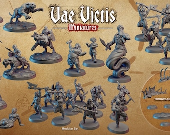 ORCS!!! September 2022 set 28-32mm Vae Victis Miniatures 3d Miniature Tabletop/ RPG/ DnD