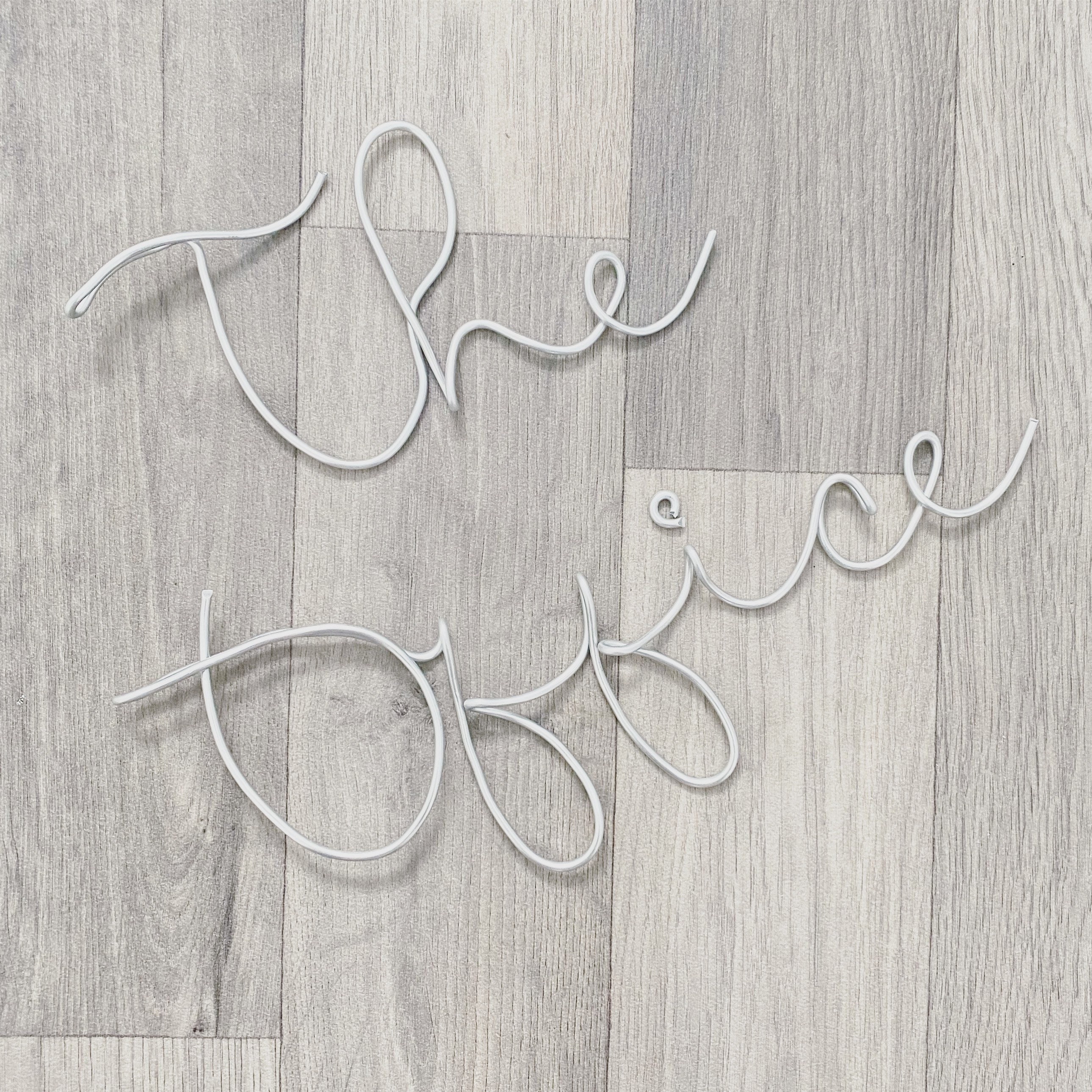 Customised Wire Words Wall Sign Decor Standard Large Size Home Etsy